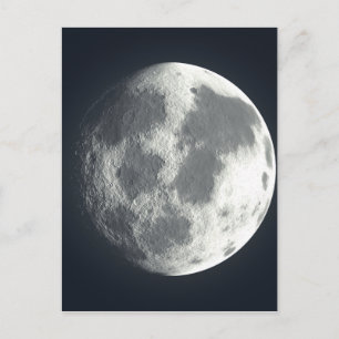 Cartão Postal Imagem de Lua Completa