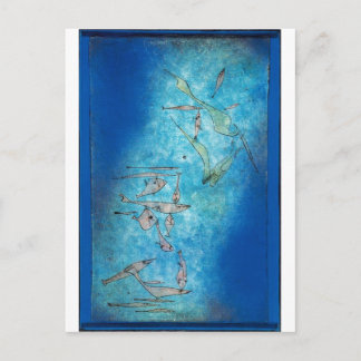 Cartão Postal Imagem de Peixe - Paul Klee