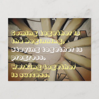 Cartão Postal Imagem de Slogan Motivacional e Netball