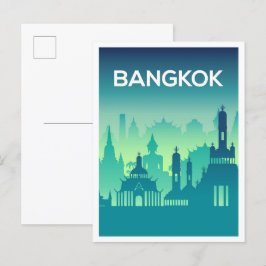 Cartão Postal Imagem de Viagem de Arte de Bangkok na Tailândia