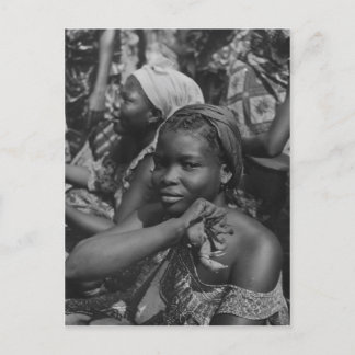 Cartão Postal Imagem de Vintage, África, Lady do Togo