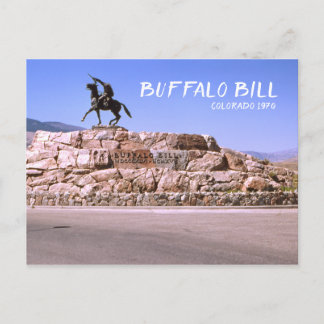 Cartão Postal Imagem do Viagem de Buffalo Bill Colorado 1970
