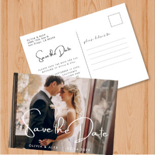 Cartão Postal Imagem elegante: fotografia moderna do casamento