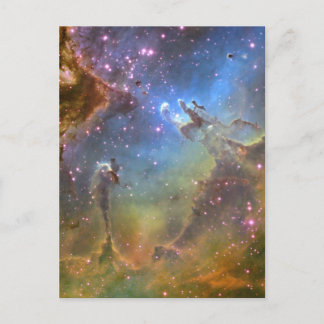 Cartão Postal Imagem em campo alargado da Nebulosa da Águia