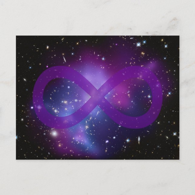 Cartão Postal Imagem Espacial Roxa (Frente)