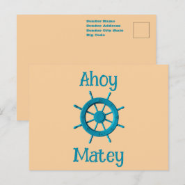 Cartão Postal Imagem Fotográfica Rústica do Roteiro de Direção d