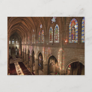 Cartão Postal Imagem HDR do Basilica Interior, Quito, Equador