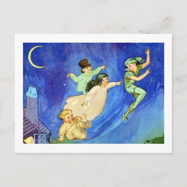 CARTÃO POSTAL IMAGEM ÍCONICA DA PETER PAN (Frente)
