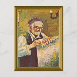 Cartão Postal Imagem judia vintage