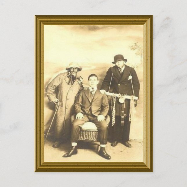 Cartão Postal Imagem judia vintage (Frente)