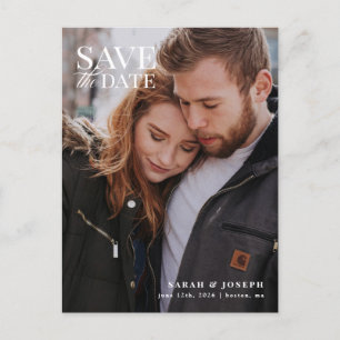 Cartão Postal Imagem Moderna Elegante Salva o Cartão-Postal de D