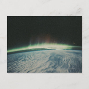 Cartão Postal Imagem por satélite das luzes do Norte