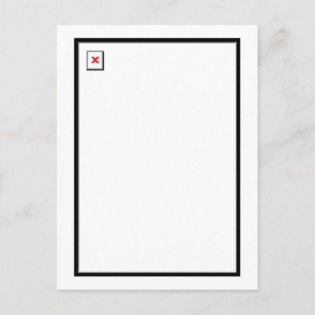 Cartão Postal Imagem Quebrada (Frente)