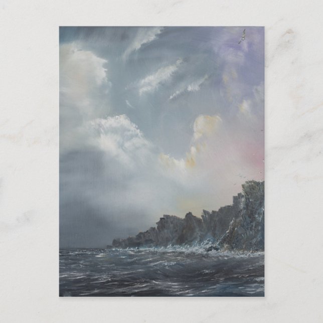 Cartão Postal imagens do vento norte (Frente)