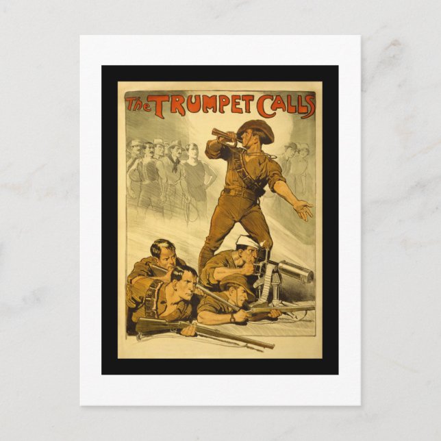 Cartão Postal Imagens Poster patrióticas (Frente)