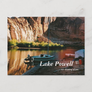 Cartão Postal Imagens Z-final 013, Lago Powell, ...não penso...