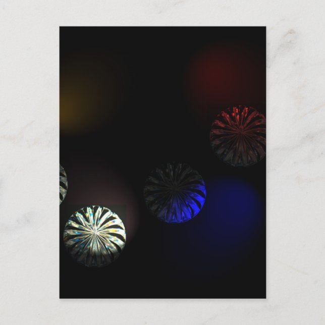 Cartão Postal Imager de Cristal Colorido (Frente)