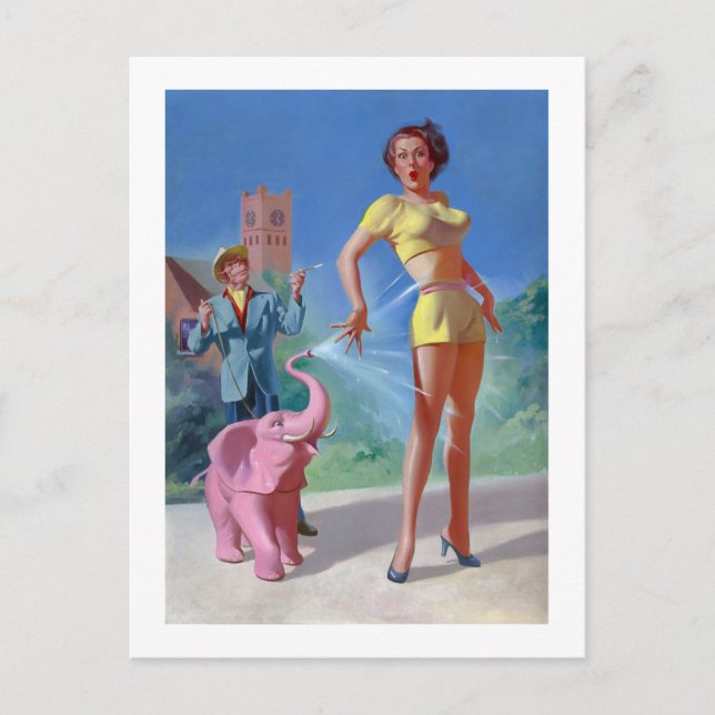 Cartão Postal Imaginative Tales Digest (julho de 1955) (Frente)