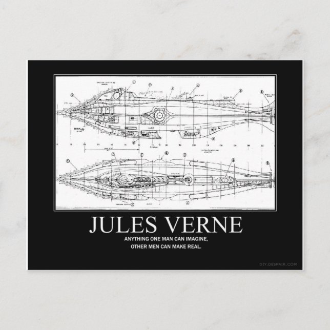 Cartão Postal Imagine (Nautilus) (Frente)
