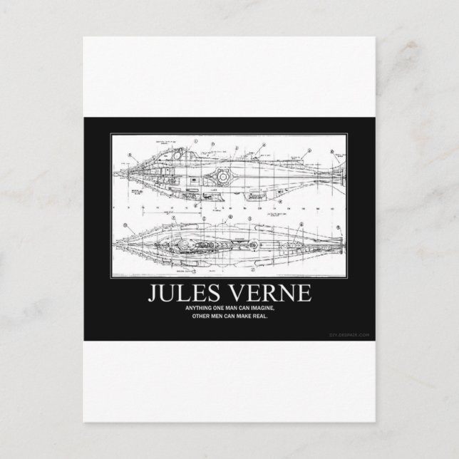 Cartão Postal Imagine (nautilus) (Frente)