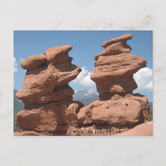 Cartão Postal IMG_4295, Jardim dos Deuses "Gêmeos Siameses" e ..