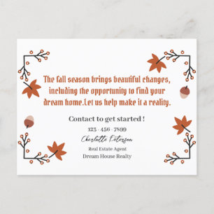 Cartão Postal Imobiliário  Prospeção Agrícola de Outono