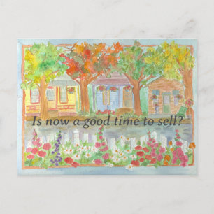 Cartão Postal Imóveis Vendendo Correio De Marketing Doméstico