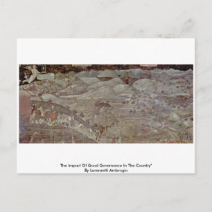 Cartão Postal Impacto Da Boa Governação No País
