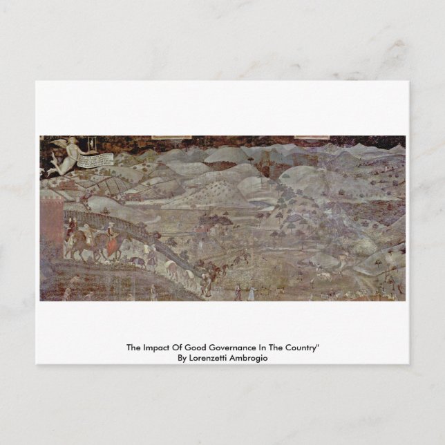Cartão Postal Impacto Da Boa Governação No País (Frente)