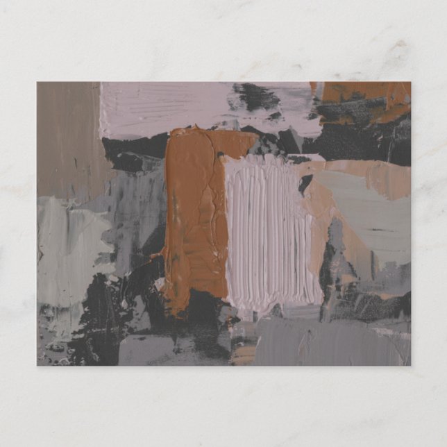 Cartão Postal Impasto Abstrato I (Frente)