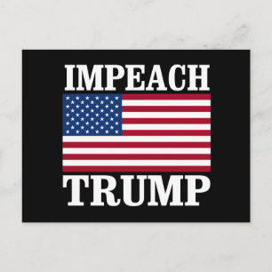 Cartão Postal Impeach Trump - Save America - Anti-Trump Design 