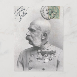 Cartão Postal Imperador Francis José da Áustria