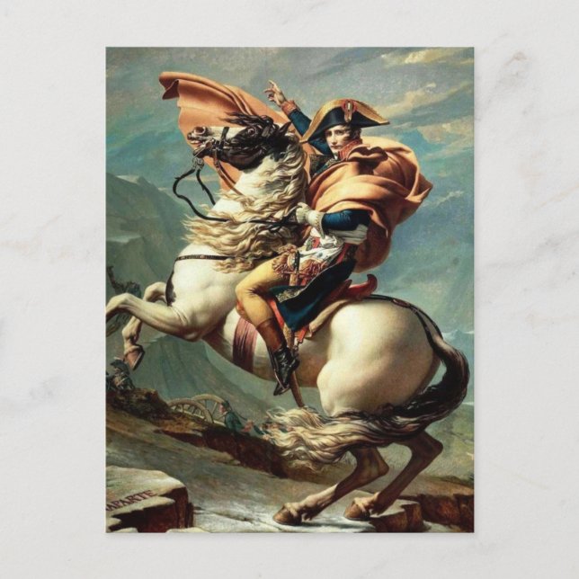 Cartão Postal Imperador Napoleão Boneparte de França (Frente)