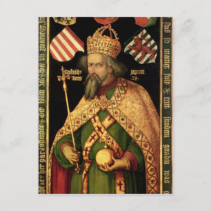 Cartão Postal Imperador Sigismund, Santo Imperador Romano