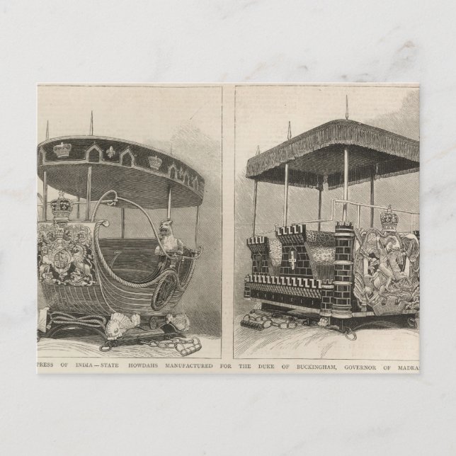 Cartão Postal Imperatriz da Índia (Frente)