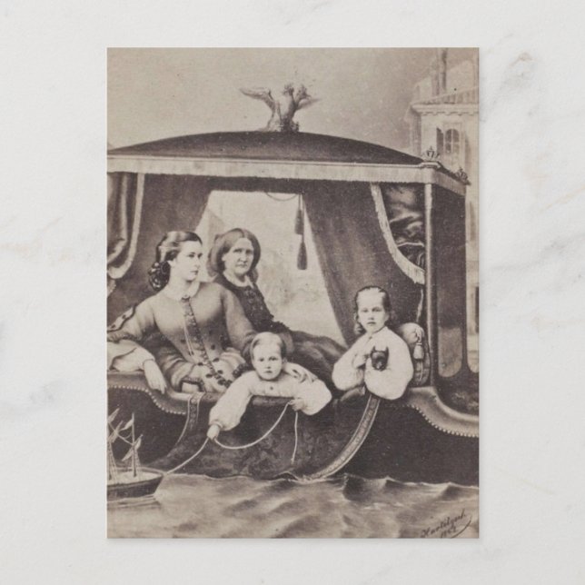 Cartão Postal Imperatriz Elisabeth da Áustria, Sissi em Veneza (Frente)