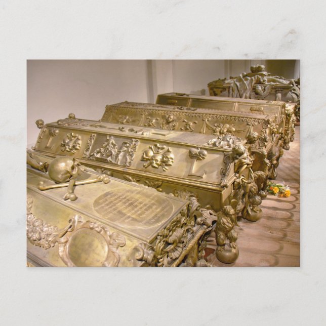 Cartão Postal Imperial Habsburg Crypt, Viena, Áustria (Frente)