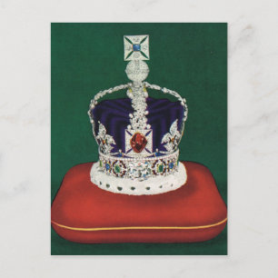 Cartão Postal Imperial State Crown of England