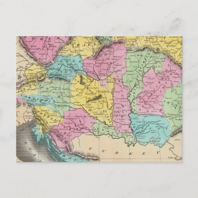 Cartão Postal Império da Áustria (Frente)