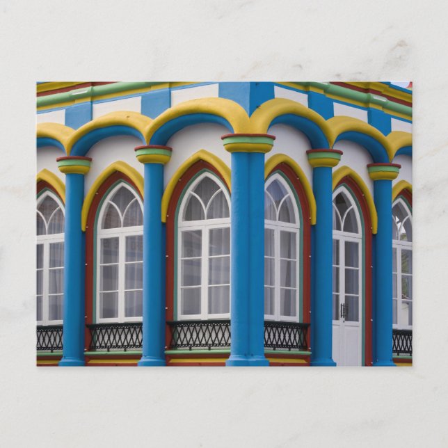 Cartão Postal Imperio da Caridade na Praia Da Vitoria (Frente)