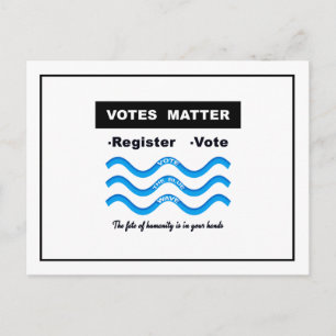 Cartão Postal Importância de Votos