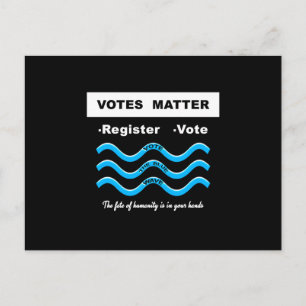 Cartão Postal Importância de Votos