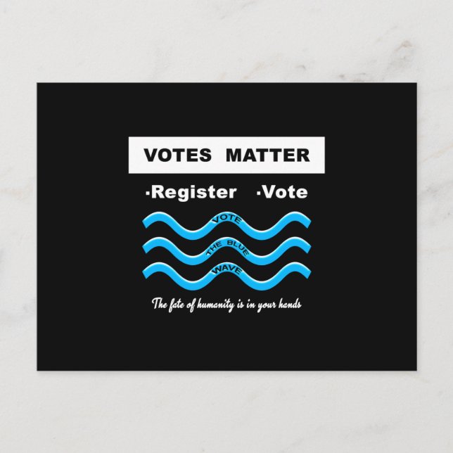 Cartão Postal Importância de Votos (Frente)
