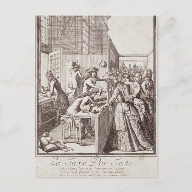 Cartão Postal Imposto de Pesquisa, 1709 (Frente)