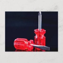 Cartão Postal Impressão da Ferramenta de Chave de Ecrã Moderna