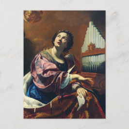 Cartão Postal Impressão de Arte "Concerto Celestial" Saint Cecil