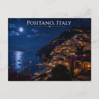 Cartão Postal Impressão de Arte de Viagem Panorâmica ao Luar da
