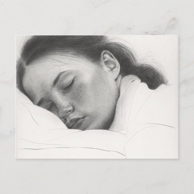 Cartão postal (impressão de arte do desenho origin (Frente)