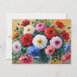 Cartão Postal Impressão de Arte Flor