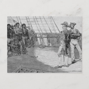 Cartão Postal Impressão de marinheiros americanos